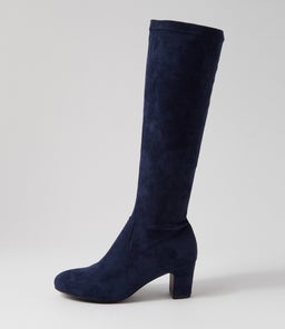KANTER IL NAVY STRETCH MICROSUEDE