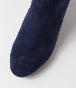 KANTER IL NAVY STRETCH MICROSUEDE