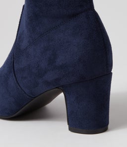 KANTER IL NAVY STRETCH MICROSUEDE
