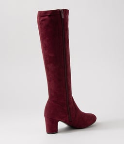 KANTER IL MULBERRY STRETCH MICROSUEDE