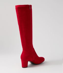 KANTER IL RED STRETCH MICROSUEDE