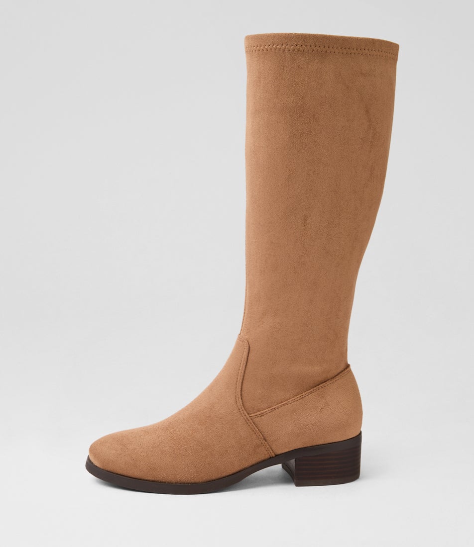 Tenner Light Choc Stretch Microsuede Knee High Boots Tenner Light Choc Stretch Microsuede Knee High Boots