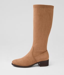 Tenner Light Choc Stretch Microsuede Knee High Boots Tenner Light Choc Stretch Microsuede Knee High Boots