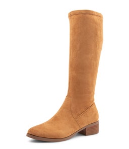 TENNER IL CARAMEL STRETCH MICROSUEDE