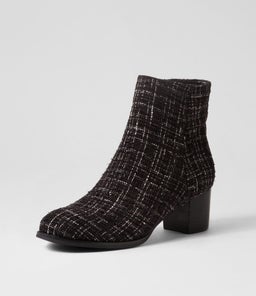 JALLIE IL BLACK TWEED FABRIC