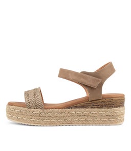 HILARO IL CINNAMON TAUPE SYN RAFFIA