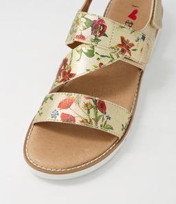 BAKTIE IL GOLD FLORAL ELASTIC SMOOTH