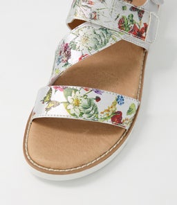 BAKTIE IL SILVER FLORAL ELASTIC SMOOTH