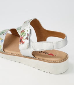 BAKTIE IL SILVER FLORAL ELASTIC SMOOTH