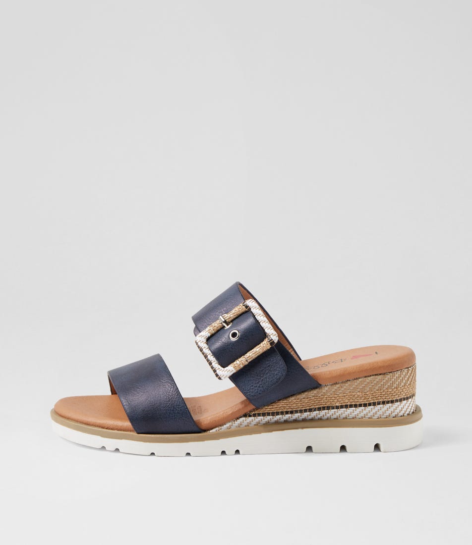 Riccardu Navy Multi Sandals Riccardu Navy Multi Sandals