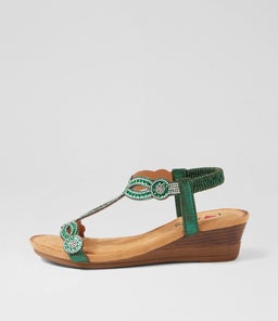 Shalaga Emerald Multi Sandals Shalaga Emerald Multi Sandals