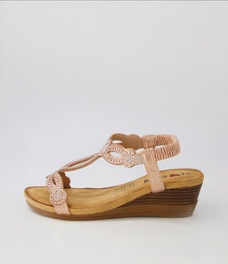 Shalaga Rose Gold Multi Sandals Shalaga Rose Gold Multi Sandals