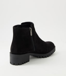 IHOLA IL BLACK BLACK SOLE MICROSUEDE