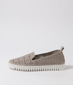 UPPIE IL LT GREY MICROSUEDE