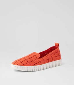 UPPIE IL DK ORANGE MICROSUEDE