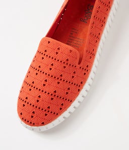 UPPIE IL DK ORANGE MICROSUEDE