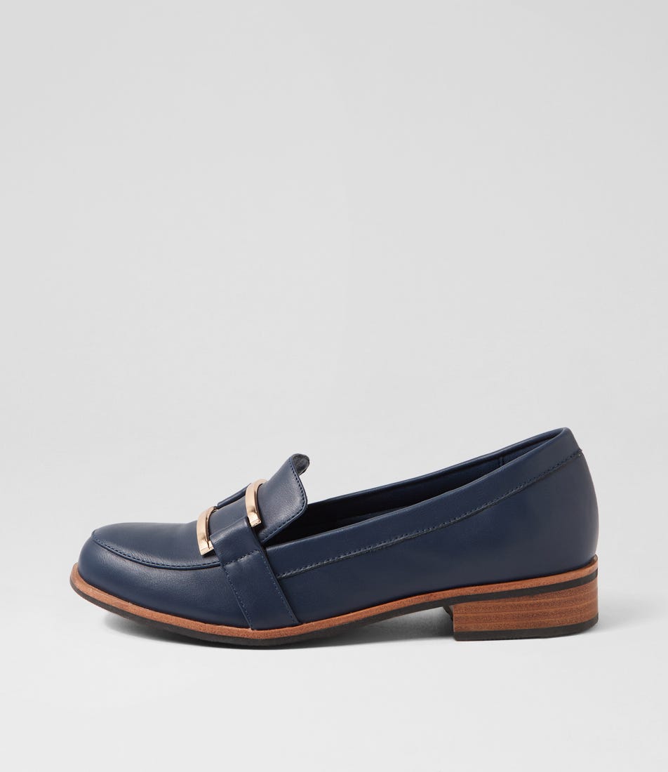 Hisho Navy Loafers Hisho Navy Loafers