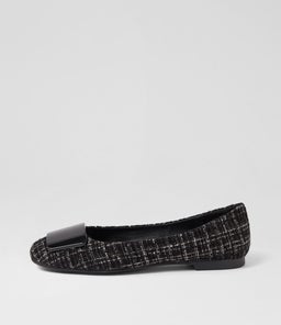 SHAKINE IL BLACK TWEED FABRIC