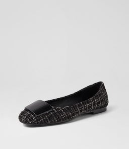 SHAKINE IL BLACK TWEED FABRIC