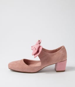 HALIM IL NUDE PALE PINK MICROSUEDE