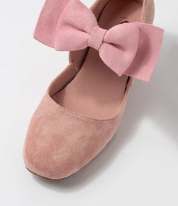 HALIM IL NUDE PALE PINK MICROSUEDE