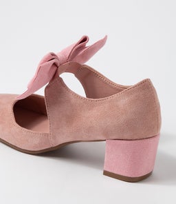 HALIM IL NUDE PALE PINK MICROSUEDE