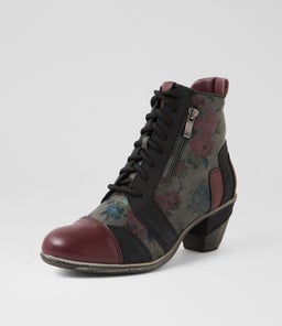 ZOLIKA IL BURGUNDY BLACK MULTI
