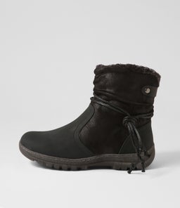 Duzzel Black Multi Ankle Boots Duzzel Black Multi Ankle Boots