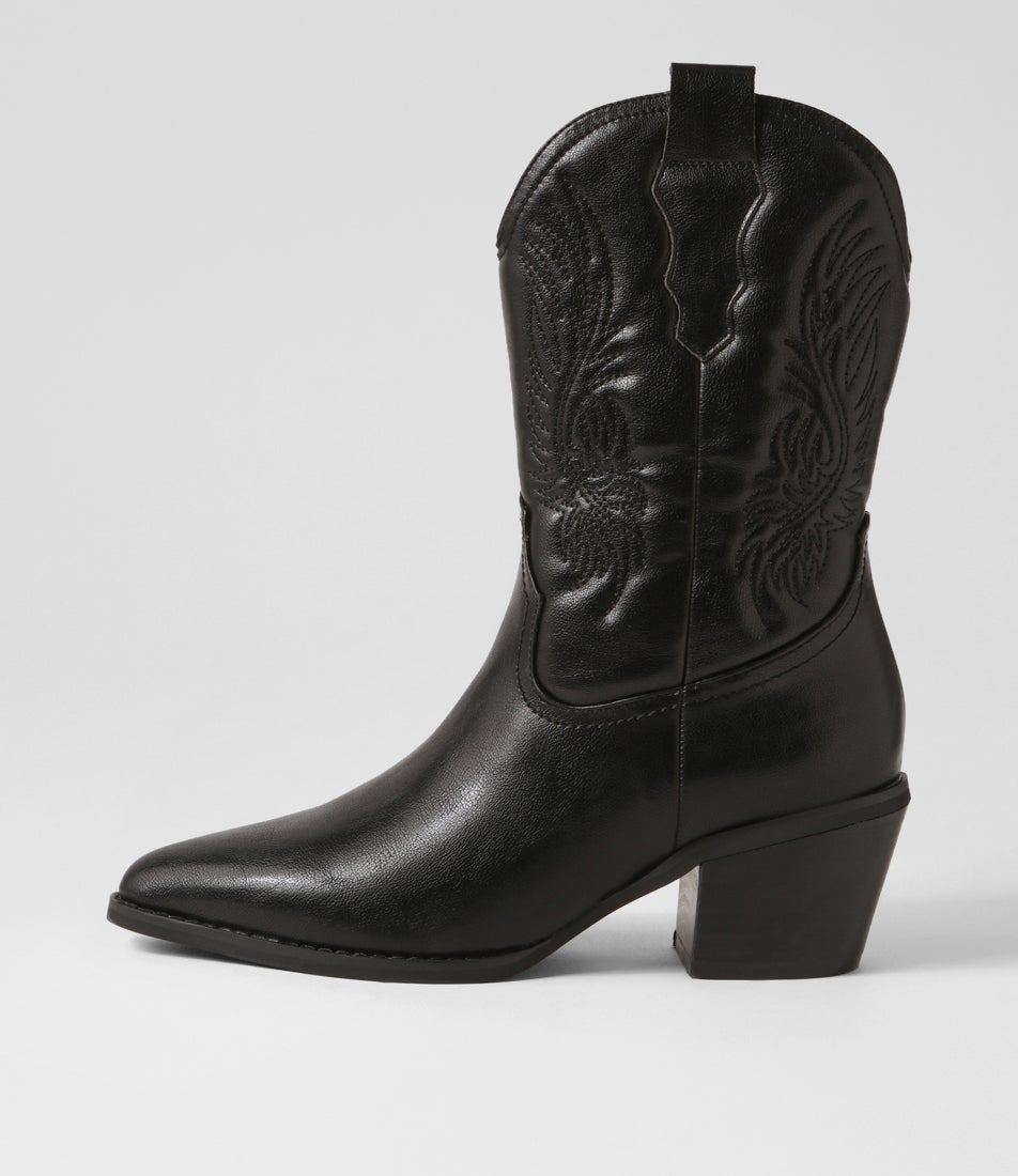 Yeehaw Black Calf Boots Yeehaw Black Calf Boots