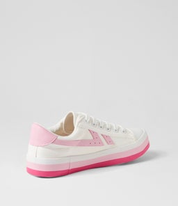 EOXIE IL WHITE PINK SOLE CANVAS