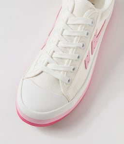 EOXIE IL WHITE PINK SOLE CANVAS