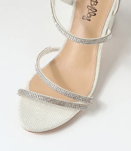 JENTEL IL WHITE SILVER JEWELS GLITTER