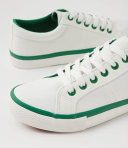 JAIHA IL WHITE GREEN CANVAS