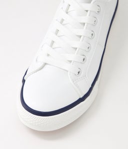 JAIHA IL WHITE WHITE&NAVY SOLE SMOOTH