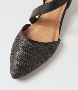 JULICH IL BLACK SYN RAFFIA