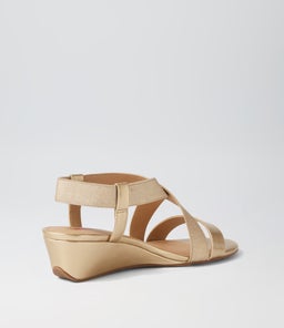 BAGGI IL PALE GOLD ELASTIC PATENT PU