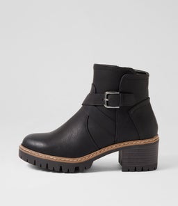 Fringle Black Ankle Boots Fringle Black Ankle Boots
