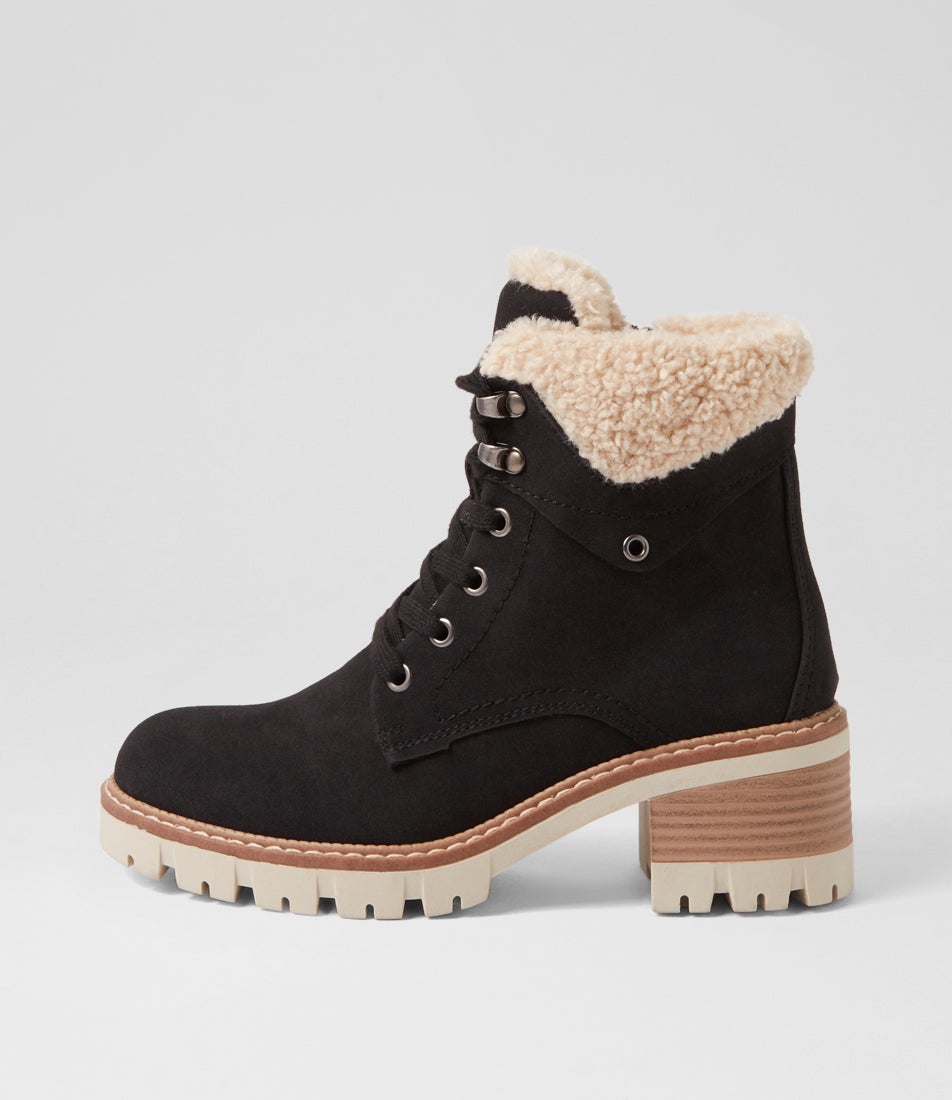 Gaspish Black Ankle Boots