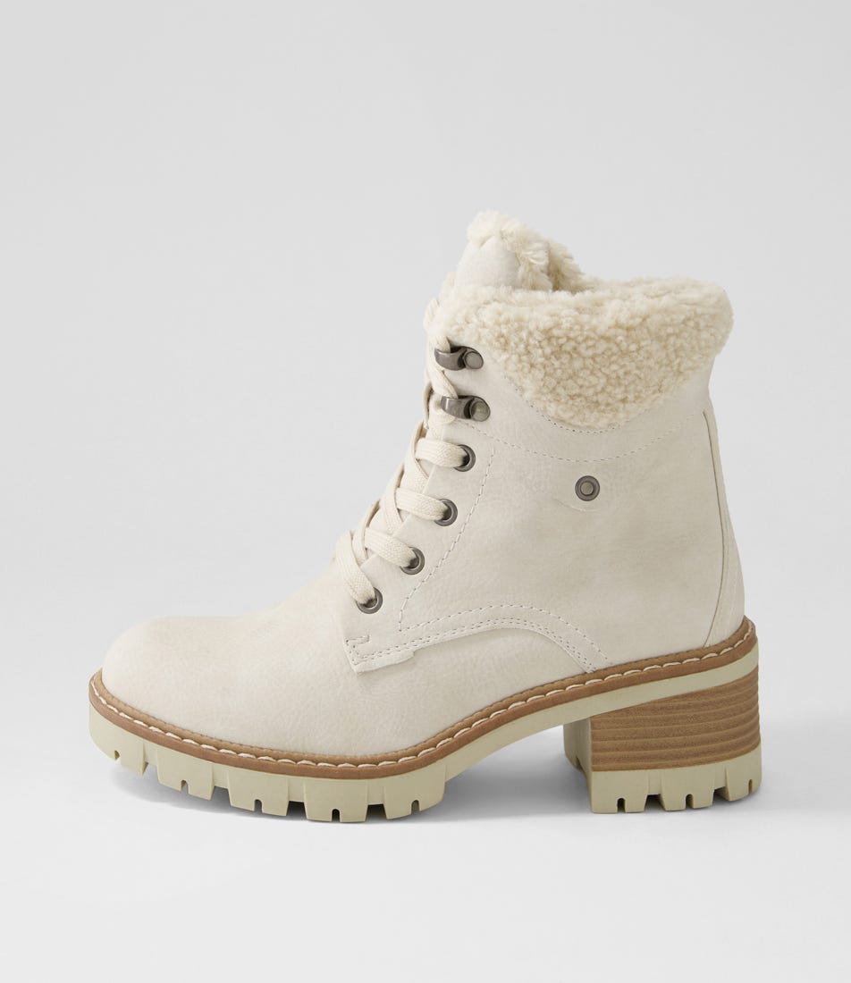 Gaspish Stone Nubuck Pu Ankle Boots