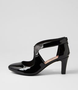 ICHIKO W IL BLACK PATENT PU