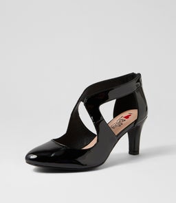 ICHIKO W IL BLACK PATENT PU