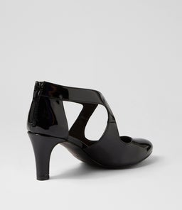 ICHIKO W IL BLACK PATENT PU