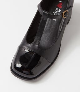 SHINZAN IL BLACK BLACK PATENT PU SMOOTH