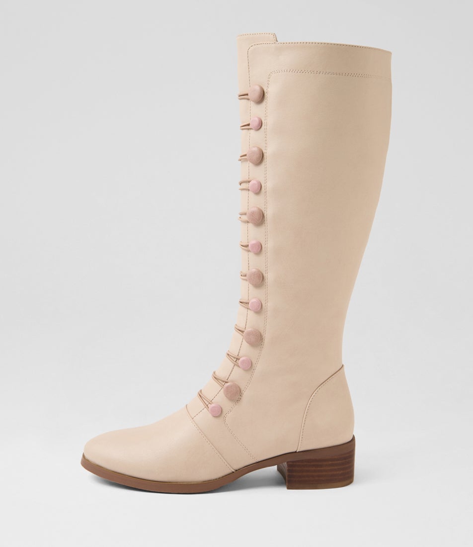 Tumol Latte Blush Knee High Boots Tumol Latte Blush Knee High Boots