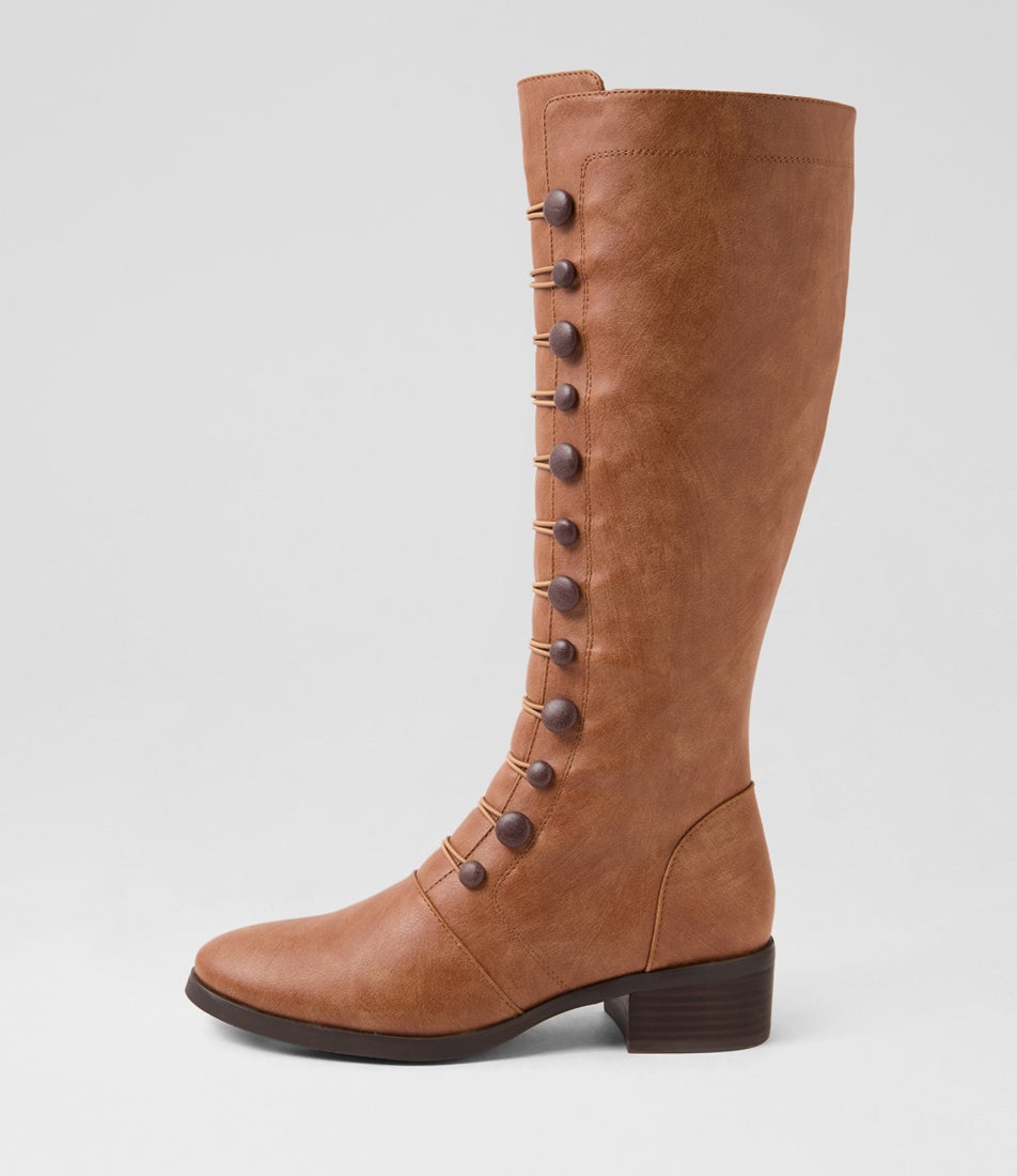Tumol Tan Mocha Knee High Boots Tumol Tan Mocha Knee High Boots