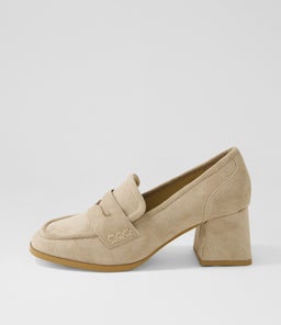 DERRIK IL TAUPE MICROSUEDE