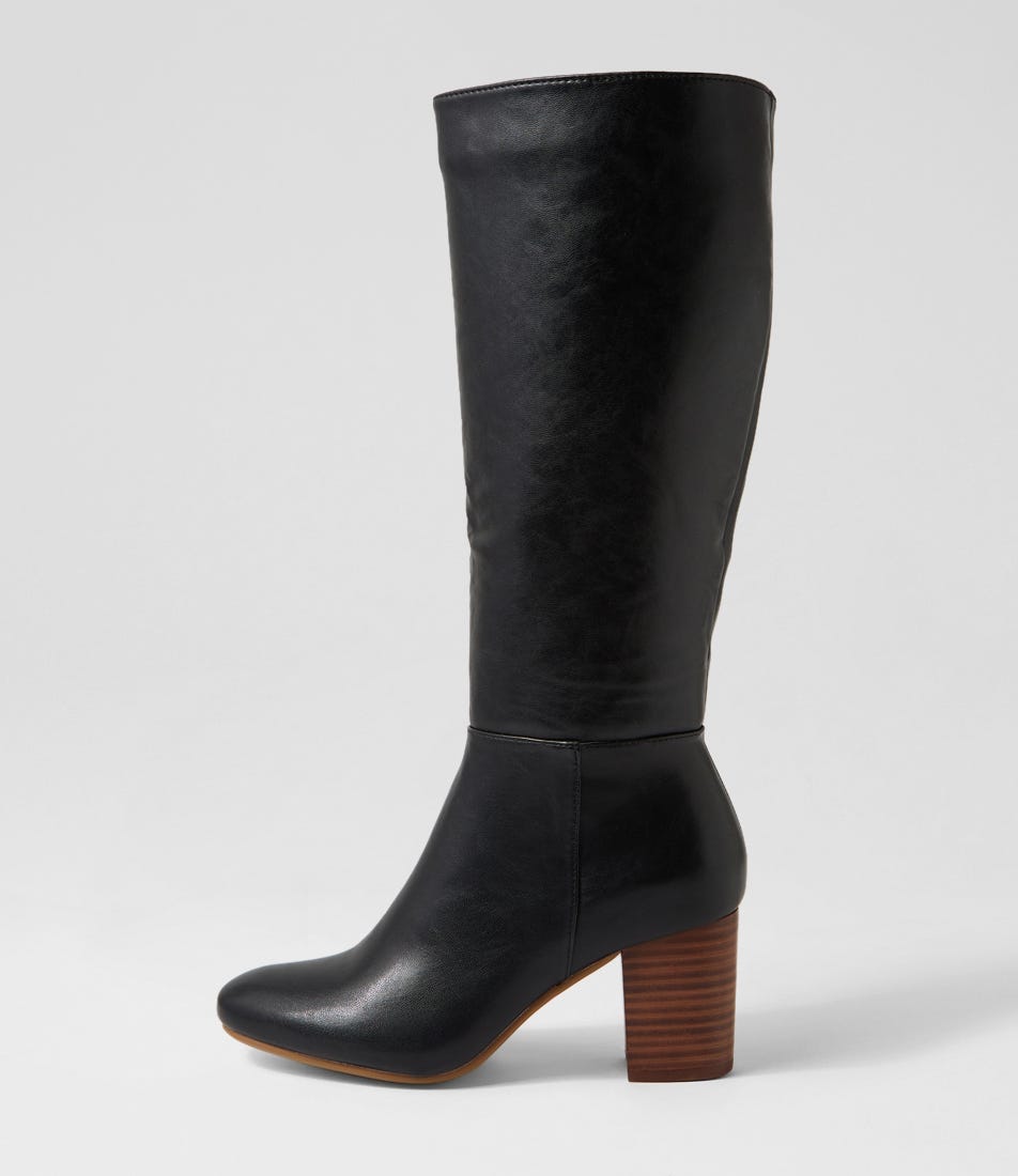 Malanda W Black Knee High Boots
