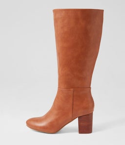 Malanda W Tan Knee High Boots Malanda W Tan Knee High Boots