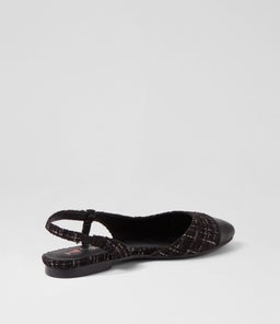 SHALO IL BLACK BLACK TWEED SMOOTH FABRIC