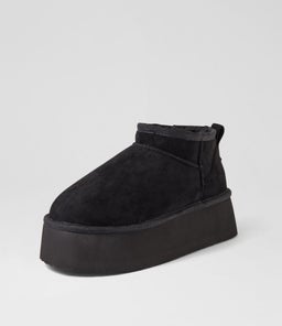 SIVAN IL BLACK MICROSUEDE
